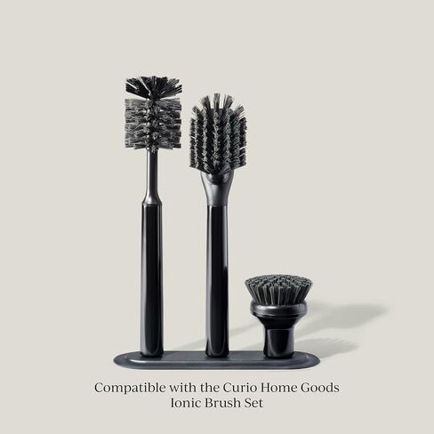 Curio Home Goods Ionic Brush Set Replacement Bristles, 3 Pack, Onyx/Black in Kuwait