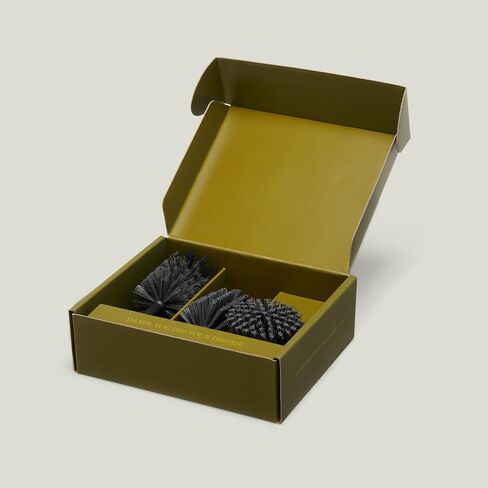 Curio Home Goods Ionic Brush Set Replacement Bristles, 3 Pack, Onyx/Black in Kuwait