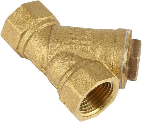Generic 1/2 BSPP موصل صمام مصفاة نحاسية أنثى، تركيب خط أنابيب على شكل Y، مرشح خيوط قياسي عالي مع هيكل نحاسي، مثالي لفصل الماء والزيت in Kuwait