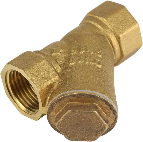 Generic 1/2 BSPP موصل صمام مصفاة نحاسية أنثى، تركيب خط أنابيب على شكل Y، مرشح خيوط قياسي عالي مع هيكل نحاسي، مثالي لفصل الماء والزيت in Kuwait