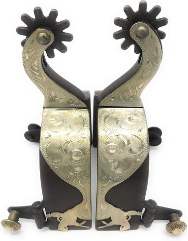AJ Tack Ladies Antique Brown Reining Horse Show Spurs in Kuwait