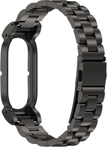 حزام من الفولاذ المقاوم للصدأ لفرقة Google Fitbit Air Band: أحزمة ذراع مغناطيسية بديلة، أشرطة سوار مضادة للعرق قابلة للتنفس، سوار كوريا قابل للتعديل لتتبع اللياقة البدنية بدون شاشة in Kuwait