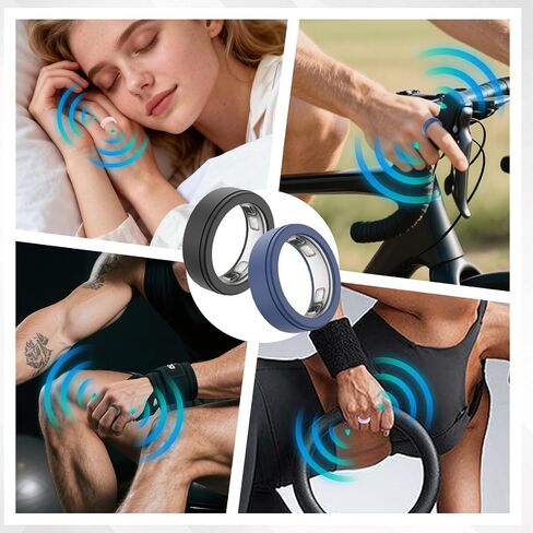 Silicone Ring Cover Compatible with Oura Ring 5, Anti-Scratch Soft Ring Cover Sleeve, Lightweight Daily & Fitness Protection，10pcs-A：6-9 (S) in Kuwait