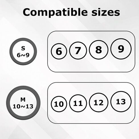 Silicone Ring Cover Compatible with Oura Ring 5, Anti-Scratch Soft Ring Cover Sleeve, Lightweight Daily & Fitness Protection，10pcs-A：6-9 (S) in Kuwait