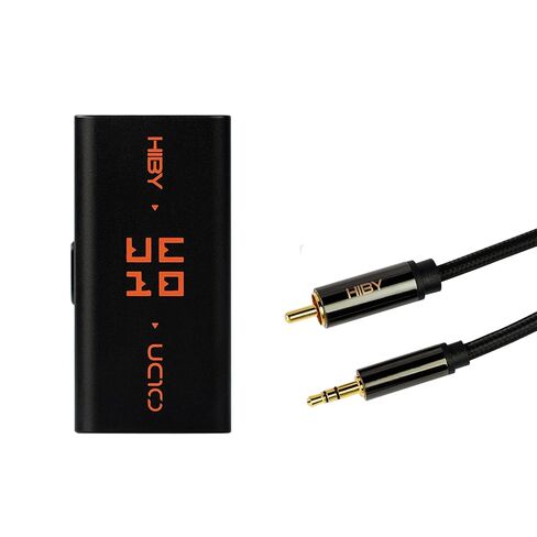 محول صوت رقمي HiBy UC10 USB-C إلى محوري S/PDIF + كابل محوري HiBy 3.5 مم إلى RCA in Kuwait