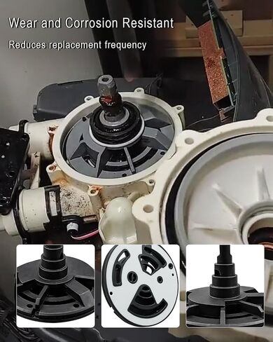 طقم دوار وختم قياسي لمنقي المياه متوافق مع Whirlpool Kenmore GE Morton EcoPure Northstar، صمامات التحكم المنقي 3/4 بوصة تحل محل 7238468 لـ 5 أغطية لولبية in Kuwait