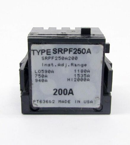 جنرال إلكتريك GESRPF250A200 GE SRPF250A200 200A قابس تصنيف، أسود in Kuwait