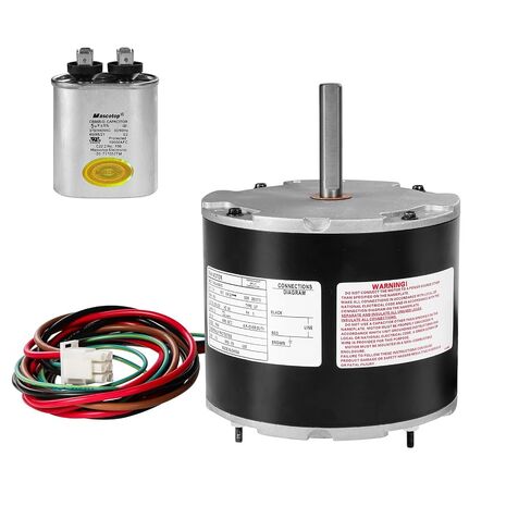 F48AA68A50 محرك مروحة مكثف 1/4HP 208-230V 850RPM متوافق مع يورك كولمان Luxaire Genteq A.O Smith F48M27A50 THGF36S41S3A THGF60S41S3A in Kuwait