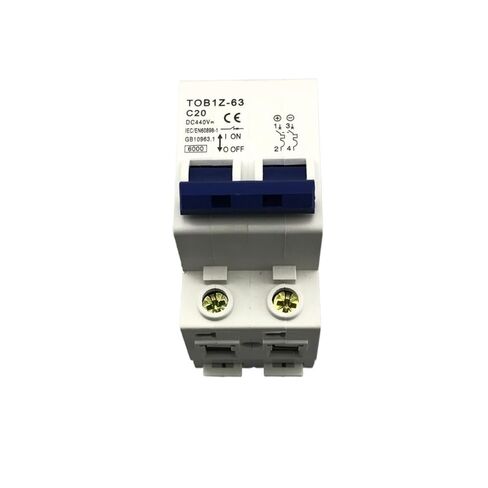 2P 20A DC 440V Direct Current Circuit Breaker MCB in Kuwait