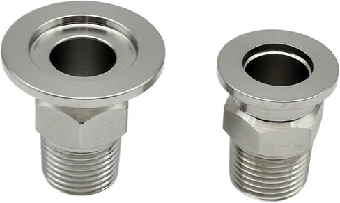 1/8" 1/4" 3/8" 1/2" 3/4" 1" 1-1/4" 1-1/2" 2" 304 Stainless steel vacuum Pipe Fitting KF16 25 40 50 male thread Tube connector(KF16,1-1/4") in Kuwait