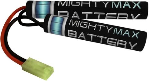 Mighty Max Battery 8.4V 1600mAh NiMH Butterfly Replaces Elite Force ARES M4 CQB AEG Rifle in Kuwait