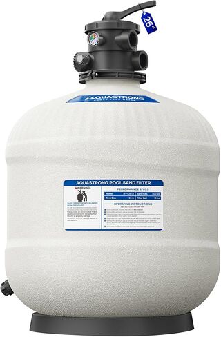 Aquastrong 20in Sand Filter System with 6-Way Valve, Pool Filters for Inground Pools Up to 32,000 Gallons in Kuwait