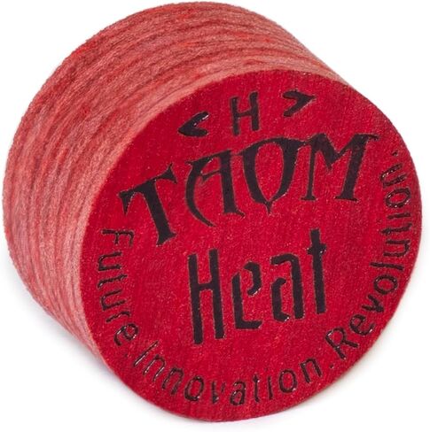 طرف عصا البلياردو المصفح بالحرارة من TAOM - 14 ملم - قطعة واحدة | طرف من جلد الخنزير مكون من 9 طبقات مع إحساس ثابت، وردود فعل واضحة، وتحكم دقيق في الكرة in Kuwait