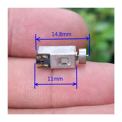 10pcs DC 1.5V 3V 3.7V Square Vibration Vibrating Electronic Starter Vibrator Eccentric Wheel DIY in Saudi Arabia