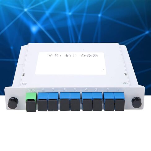 Fiber Optic Splitter 1x8 PLC Optical Communication Module - Low Insertion Loss, Compact Design for, CATV & Data Networks in Kuwait