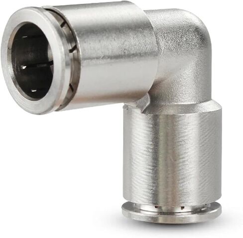 Pneumatic PV Pipe Connector 4-16mm OD Air Hose Nickel Plated Brass Push In Quick Connector Air Fitting Plumbing(10mm-PV) Plumbing Fittings in Kuwait