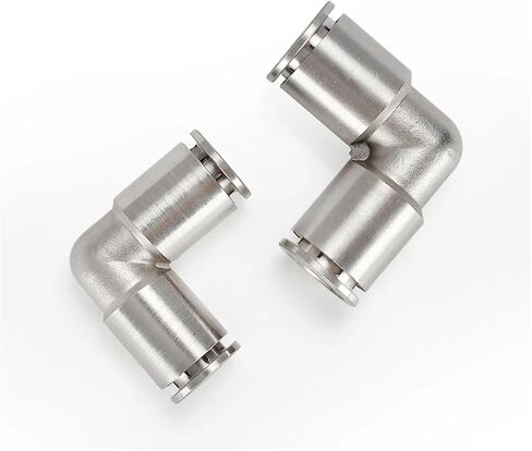 Pneumatic PV Pipe Connector 4-16mm OD Air Hose Nickel Plated Brass Push In Quick Connector Air Fitting Plumbing(10mm-PV) Plumbing Fittings in Kuwait