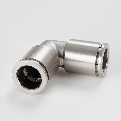 Pneumatic PV Pipe Connector 4-16mm OD Air Hose Nickel Plated Brass Push In Quick Connector Air Fitting Plumbing(10mm-PV) Plumbing Fittings in Kuwait