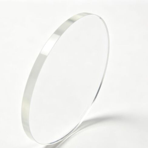 1-100mm Round Quartz Glass Disc 0.5mm Thin UV Optical Fused Silica (Φ15mm* 0.5mm *5pcs) | Round quartz glass discs with 1-100mm diameter and 0.5mm thickness, UV transparent, heat resistant optical substrates. in Kuwait
