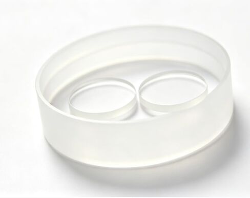 1-100mm Round Quartz Glass Disc 0.5mm Thin UV Optical Fused Silica (Φ15mm* 0.5mm *5pcs) | Round quartz glass discs with 1-100mm diameter and 0.5mm thickness, UV transparent, heat resistant optical substrates. in Kuwait