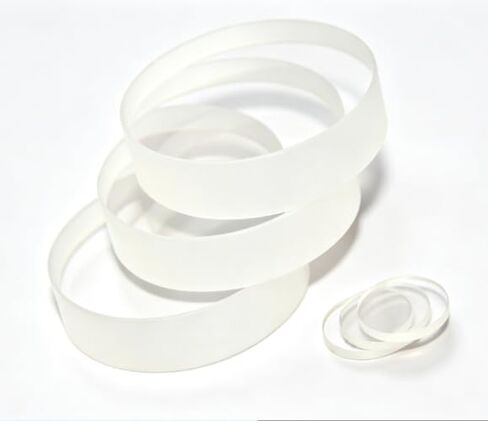 1-100mm Round Quartz Glass Disc 0.5mm Thin UV Optical Fused Silica (Φ15mm* 0.5mm *5pcs) | Round quartz glass discs with 1-100mm diameter and 0.5mm thickness, UV transparent, heat resistant optical substrates. in Kuwait