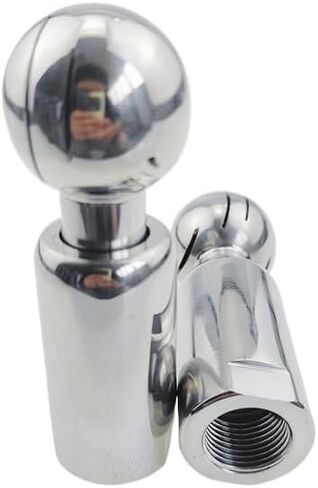 كرة تنظيف خزان CIP الدوارة 3/8 "1/2" 3/4 "1" BSPT أنثى مترابطة 360 درجة فوهة رأس دوارة من الفولاذ المقاوم للصدأ SS304(3/8") in Kuwait