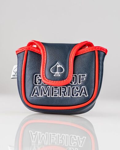 Gulf of America Premium Golf Club Headcover – Quality Leather, Hand-Made Funny Head Cover – Style and Customize Your Golf Bag – Tour Inspired Donald Trump Design (Mallet) in Kuwait