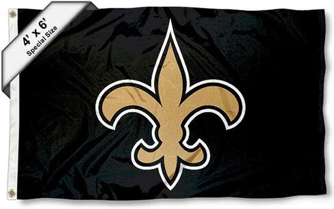 New Orleans Saints Large Flag 4x6 Feet Banner in Kuwait