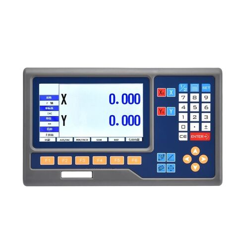 2 Axis Digital Readout DRO Kit LCD and 2pcs KA300 KA500 Slim Ruler High Precision Linear Scale Optical Encoder Lathe(Package 2) in Kuwait