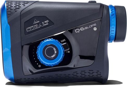 محدد المدى Cobalt Q-6 Golf - منحدر أو غير منحدر، قانوني البطولة، تقنية الليزر الدقيقة، تكبير 7X، نطاق 2500 ياردة، قفل الدبوس والاهتزاز، مقاوم للماء، مع حقيبة ممتازة in Kuwait