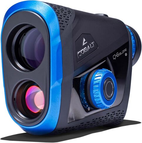 محدد المدى Cobalt Q-6 Golf - منحدر أو غير منحدر، قانوني البطولة، تقنية الليزر الدقيقة، تكبير 7X، نطاق 2500 ياردة، قفل الدبوس والاهتزاز، مقاوم للماء، مع حقيبة ممتازة in Kuwait