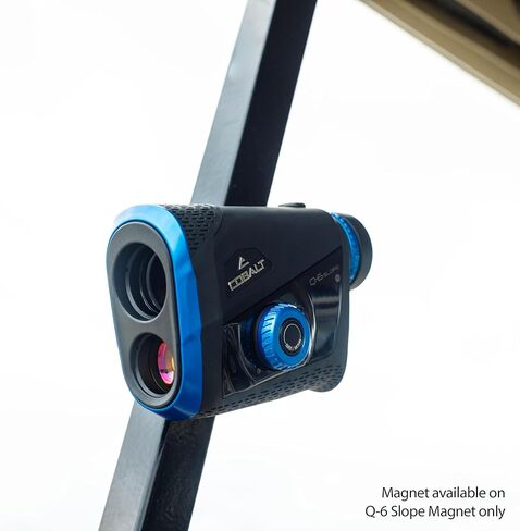 محدد المدى Cobalt Q-6 Golf - منحدر أو غير منحدر، قانوني البطولة، تقنية الليزر الدقيقة، تكبير 7X، نطاق 2500 ياردة، قفل الدبوس والاهتزاز، مقاوم للماء، مع حقيبة ممتازة in Kuwait