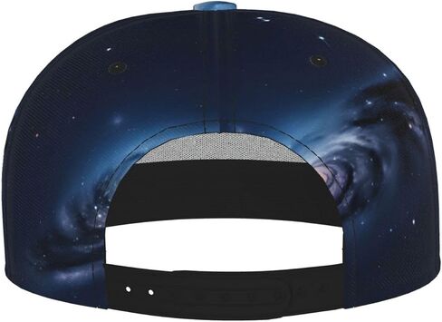 Universe Milky Way Galaxy Print Baseball Caps Adjustable Fashionable Funny Sport Casual for Women Men Hat Black in Kuwait