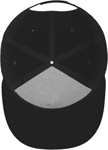 Aerial Night of View Hong Kong Print Baseball Caps Adjustable Fashionable Funny Sport Casual for Women Men Hat Black in Kuwait