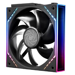 Thermalright TR TL-M12Q مروحة هيكل الربط اللاسلكية 120 مم، موصل PWM تبريد كمبيوتر صامت مع محمل S-FDB، مروحة بناء الكمبيوتر الشخصي مع تأثير ضوء مرآة ARGB، ضوضاء منخفضة، أسود in Kuwait