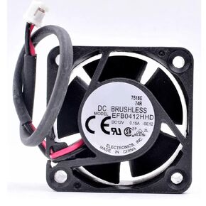 EFB0412HHD DC 12V 0.15A 40X40X20MM مروحة تبريد بسلكين in Kuwait