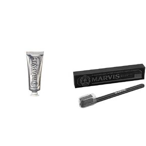 Marvis TSA Approved Whitening Mint Toothpaste, 1.3 oz & Medium Toothbrush in Saudi Arabia