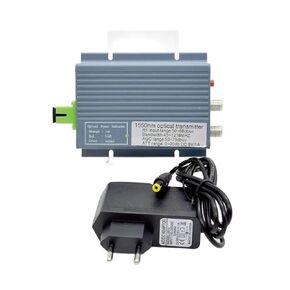 جهاز إرسال ليزر بصري صغير FTTH CATV 2 مخرج 10 ميجاوات 47-218 ميجا هرتز مع عرض خاص AGC (1310 نانومتر) in Kuwait