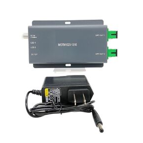 جهاز إرسال بصري FTTH CATV 1310/1550nm AGC/ATT التحكم في الطاقة الضوئية، عرض النطاق الترددي 47-1000 ميجاهرتز، مخرج ثنائي المنفذ 10 ديسيبل مللي متر (الاتحاد الأوروبي 1550) in Kuwait