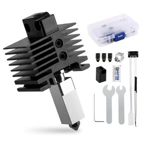 Upgrade Print Head Hotend Kit for Bambu Lab P1P/P1S 3D Printer,.High-Temperature Extruder Hot End Kit Replacement with Hardened Steel Nozzle 0.2,0.4,0.6,0.8mm,Ceramic Heater,Thermistor and DIY Tools in Kuwait