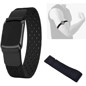 حزام ذراع قابل للتعديل لمراقبة معدل ضربات القلب متوافق مع COOSPO HW807 HW9 HW706 / Wahoo TICKR FIT/CYCPLUS H1 / moofit HW401 / Scosche Rhythm+ 2.0 حزام ذراع لمراقبة معدل ضربات القلب in Kuwait