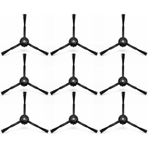 9 Pack Black Side Brush Replacement Compatible with Roborock S8 Pro Ultra, S8 MaxV Ultra, S8 Series Robot Vacuum Accessories – Also Fits Qrevo, S7 Max Ultra, Q7 Max Models in Kuwait