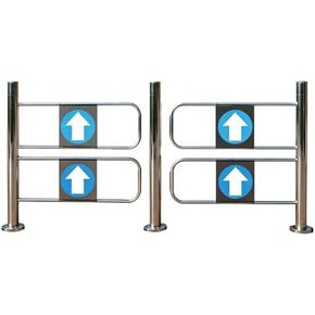 One-Way Traffic Door，Automatic Rebound Swing GateAutomatic Swing Gate with Spring, Self-Closing Safety Door for Supermarket, Warehouse, Shop Entrance,（170cm/67in） in Kuwait