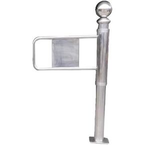 One-Way Traffic Door，Automatic Rebound Swing GateAutomatic Swing Gate with Self-Closing Safety Mechanism, Stainless Steel Unidirectional Door for Supermarkets, Libraries, and Warehouses,（50c in Kuwait