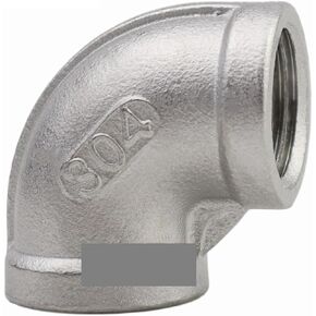 1/8" 1/4" 3/8" 1/2" 3/4" 1" 1-1/4" 1-1/2" Elbow 90 Degree Angled Stainless Steel 304 Female Threaded Pipe Fitting(1-1/2") Fitting in Kuwait