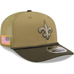 New Era للجنسين - الكبار NFL 2025 تحية الجيش الأخضر 9سبعين كرة القدم تمتد قبعة Snapback قابلة للتعديل مقاس واحد يناسب الجميع in Kuwait