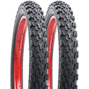 YUNSCM 2-PCS 20" Bike Tires 20x2.125/54-406 Compatible with Mountain Bike 20 x 2.125 Bicycle Tires in Kuwait
