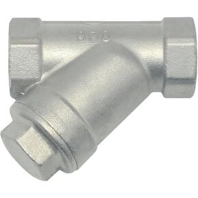 1/4" 3/8" 1/2" 3/4" 1" 1-1/2" 2"-4" Female 316 304 Stainless Steel Inline Y Type Filter Strainer Valve 1pcs(3/4") in Kuwait