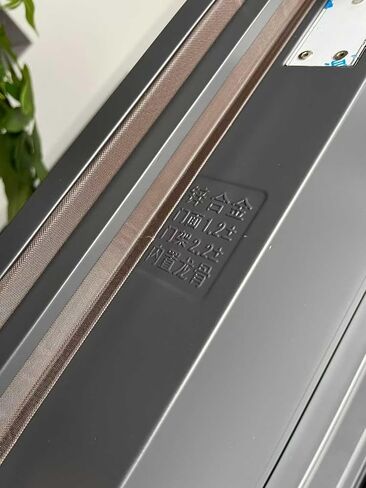 Corrosion Resistant Front Access, 37.8 x 84.6 Gray Steel Construction, for Home Entry Door (Right-Hand Outward Opening Door) in Kuwait