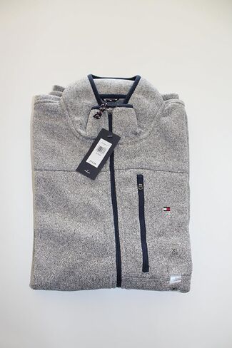 Tommy Hilfiger Men's Coyote Full Zip Mock (XL, Gray) in Kuwait